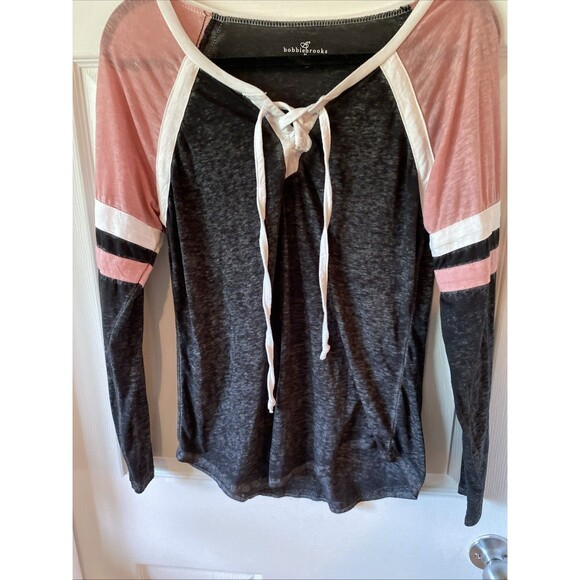 Bobbie Brooks Women’s Medium Long Sleeve Shirt Sheet Drawstrings - Picture 5 of 10